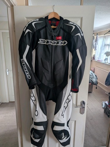 Spidi leather motorcycle suit - motorcycle,