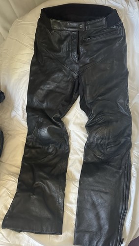 Spidi black leather motorcycle - spidi,