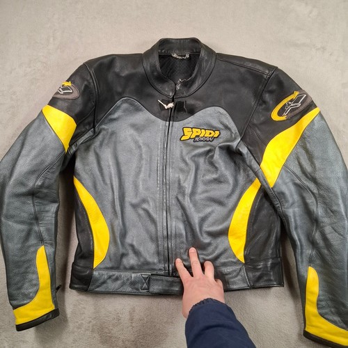 Spidi leather jacket mens - leather,