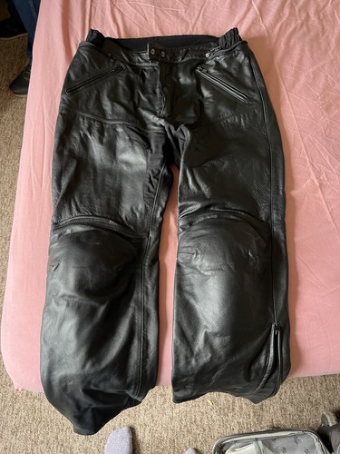 Motorcycle leather trousers - leather,