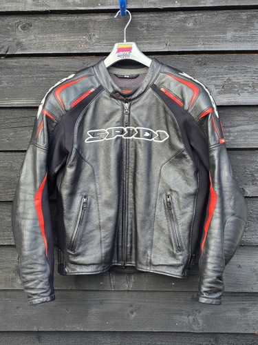 Spidi track leather motorcycle - leather,