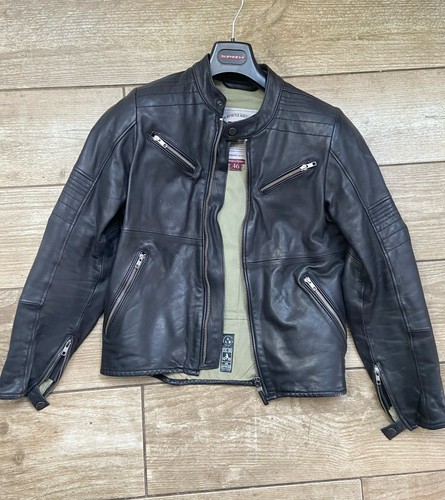 Spidi garage leather jacket - leather,
